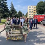 22.08.2021. Staszów. Dzień Chleba - korowód dożynkowy / Grażyna Szlęzak-Wójcik / Radio Kielce