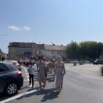 22.08.2021. Staszów. Dzień Chleba - korowód dożynkowy / Grażyna Szlęzak-Wójcik / Radio Kielce