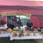 22.08.2021. Staszów. Dzień Chleba - korowód dożynkowy / Grażyna Szlęzak-Wójcik / Radio Kielce