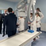 25.08.2021. Sandomierz. Oddanie do użytku pracowni rentgenowskiej w Szpitalu Specjalistycznym im. Ducha Świętego / Grażyna Szlęzak-Wójcik / Radio Kielce