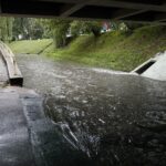 24.08.2021. Kielce. Rzeka Silnica / Wiktor Taszłow / Radio Kielce