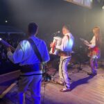 29.08.2021. Łoniów. Dożynki powiatowe. Na zdjęciu: zespół TerazMY / Grażyna Szlęzak-Wójcik / Radio Kielce