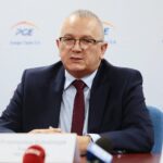 24.08.2021. Kielce. Podpisanie umowy na budowę kotłowni gazowej pomiędzy PGE Energia Ciepła S.A. a SBB Energy S.A. Na zdjęciu: Przemysław Kołodziejak - prezes zarządu PGE Energia Ciepła / Wiktor Taszłow / Radio Kielce