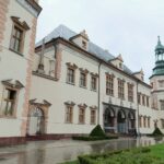 24.08.2021. Kielce. Remont dawnego Pałacu Biskupów Krakowskich / Wiktor Taszłow / Radio Kielce