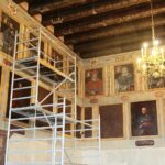 24.08.2021. Kielce. Remont dawnego Pałacu Biskupów Krakowskich / Wiktor Taszłow / Radio Kielce