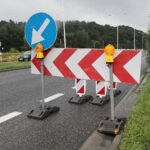 26.08.2021. Kielce. Budowa ścieżki rowerowej wzdłuż ulicy Krakowskiej / Wiktor Taszłow / Radio Kielce