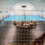 30.08.2021. Nowa Słupia.  Oficjalne otwarcie zmodernizowanej hali sportowej przy Szkole Podstawowej w Nowej Słupi / Wiktor Taszłow / Radio Kielce