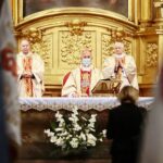 31.08.2021. Kielce. Uroczystości rocznicy powstania NSZZ „Solidarność”. Na zdjęciu: biskup Jan Piotrowski / Wiktor Taszłow / Radio Kielce