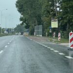 26.08.2021. Kielce. Budowa ścieżki rowerowej wzdłuż ulicy Krakowskiej / Wiktor Taszłow / Radio Kielce