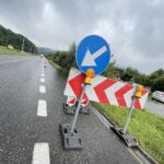 26.08.2021. Kielce. Budowa ścieżki rowerowej wzdłuż ulicy Krakowskiej / Wiktor Taszłow / Radio Kielce