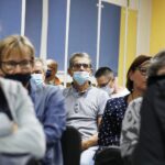 02.08.2021 Kielce. Spotkanie mieszkańców Ślichowic w sprawie planowanej inwestycji budowlanej u zbiegu ulic Szajnowicza i Massalskiego / Jarosław Kubalski / Radio Kielce