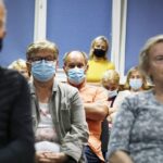 02.08.2021 Kielce. Spotkanie mieszkańców Ślichowic w sprawie planowanej inwestycji budowlanej u zbiegu ulic Szajnowicza i Massalskiego / Jarosław Kubalski / Radio Kielce