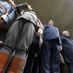 06.08.2021 Kraków. Marsz Szlakiem I Kompanii Kadrowej. Wymarsz z Oleandrów / Jarosław Kubalski / Radio Kielce