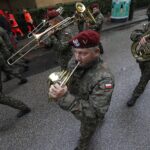 06.08.2021 Kraków. Marsz Szlakiem I Kompanii Kadrowej. Wymarsz z Oleandrów / Jarosław Kubalski / Radio Kielce
