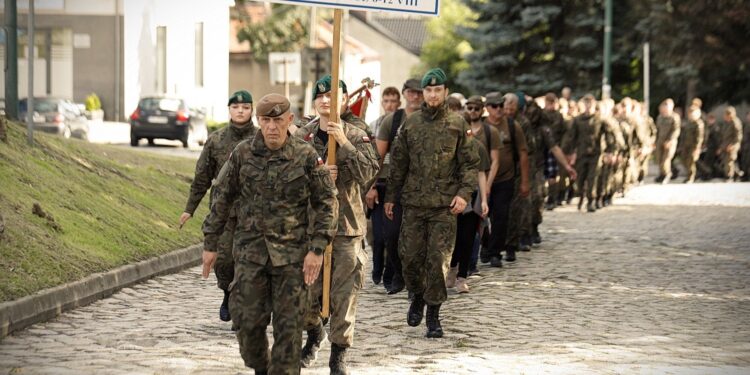 06.08.2021 Słomniki. 56. Marsz Szlakiem I Kompanii Kadrowej / Jarosław Kubalski / Radio Kielce