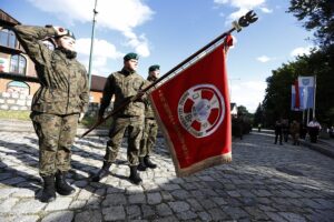 06.08.2021 Słomniki. 56. Marsz Szlakiem I Kompanii Kadrowej / Jarosław Kubalski / Radio Kielce