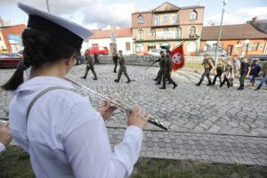 06.08.2021 Słomniki. 56. Marsz Szlakiem I Kompanii Kadrowej / Jarosław Kubalski / Radio Kielce