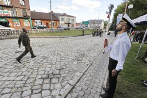 06.08.2021 Słomniki. 56. Marsz Szlakiem I Kompanii Kadrowej / Jarosław Kubalski / Radio Kielce