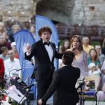 13.08.2021. Ujazd. Koncert "Polska dziękuje - w duchu Niepodległej". Na zdjęciu: Piotr Rubik / Jarosław Kubalski / Radio Kielce