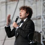 13.08.2021. Ujazd. Koncert "Polska dziękuje - w duchu Niepodległej". Na zdjęciu: Piotr Rubik / Jarosław Kubalski / Radio Kielce