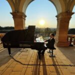 14.08.2021 Kielce. Koncertu z cyklu "Chopinowskie inspiracje". Na zdjęciu: Jan Bieniasz / Jarosław Kubalski / Radio Kielce