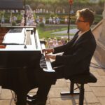 14.08.2021 Kielce. Koncertu z cyklu "Chopinowskie inspiracje". Na zdjęciu: Jan Bieniasz / Jarosław Kubalski / Radio Kielce