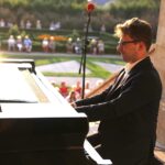 14.08.2021 Kielce. Koncertu z cyklu "Chopinowskie inspiracje". Na zdjęciu: Jan Bieniasz / Jarosław Kubalski / Radio Kielce