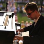 14.08.2021 Kielce. Koncertu z cyklu "Chopinowskie inspiracje". Na zdjęciu: Jan Bieniasz / Jarosław Kubalski / Radio Kielce