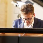 14.08.2021 Kielce. Koncertu z cyklu "Chopinowskie inspiracje". Na zdjęciu: Jan Bieniasz / Jarosław Kubalski / Radio Kielce