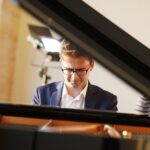 14.08.2021 Kielce. Koncertu z cyklu "Chopinowskie inspiracje". Na zdjęciu: Jan Bieniasz / Jarosław Kubalski / Radio Kielce