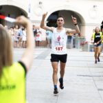 15.08.2021 Kielce. Bieg Tropem Wilczym. Na zdjęciu: Tomasz Biskupski - zwycięzca biegu / Jarosław Kubalski / Radio Kielce