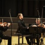 28.08.2021 Kielce. Zespół Państwowych Szkół Muzycznych. Koncert z cyklu "Chopinowskie inspiracje". Za fortepianem Eryk Parchański oraz Kwintet Smyczkowy Arso / Jarosław Kubalski / Radio Kielce