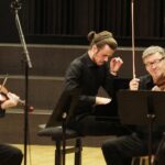 28.08.2021 Kielce. Zespół Państwowych Szkół Muzycznych. Koncert z cyklu "Chopinowskie inspiracje". Za fortepianem Eryk Parchański oraz Kwintet Smyczkowy Arso / Jarosław Kubalski / Radio Kielce