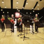 28.08.2021 Kielce. Zespół Państwowych Szkół Muzycznych. Koncert z cyklu "Chopinowskie inspiracje". Viet Trung Nguyen i Eryk Parchański oraz Kwintet Smyczkowy Arso / Jarosław Kubalski / Radio Kielce