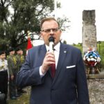 06.08.2021. Michałowice. 56. Marsz Szlakiem I Kompanii Kadrowej.  Na zdjęciu: Jan Józef Kasprzyk - szef Urzędu do Spraw Kombatantów i Osób Represjonowanych / Jarosław Kubalski / Radio Kielce