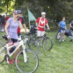 07.08.2021 Zagnańsk. Rajd rowerowy szlakiem Brygady Świętokrzyskiej Narodowych Sił Zbrojnych / Jarosław Kubalski / Radio Kielce