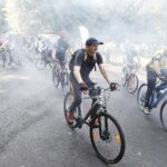 07.08.2021 Zagnańsk. Rajd rowerowy szlakiem Brygady Świętokrzyskiej Narodowych Sił Zbrojnych / Jarosław Kubalski / Radio Kielce