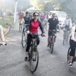 07.08.2021 Zagnańsk. Rajd rowerowy szlakiem Brygady Świętokrzyskiej Narodowych Sił Zbrojnych / Jarosław Kubalski / Radio Kielce