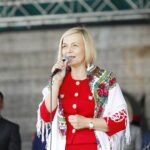 08.08.2021 Kielce.Buskie Spotkania z Folklorem - gala finałowa przed WDK. Wicemarszałek Renata Janik / Jarosław Kubalski / Radio Kielce