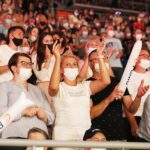 08.08.2021 Kielce. Amfiteatr na Kadzielni. Wakacyjna Trasa Dwójki. Koncert muzyki tanecznej / Jarosław Kubalski / Radio Kielce