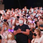 08.08.2021 Kielce. Amfiteatr na Kadzielni. Wakacyjna Trasa Dwójki. Koncert muzyki tanecznej / Jarosław Kubalski / Radio Kielce