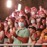 08.08.2021 Kielce. Amfiteatr na Kadzielni. Wakacyjna Trasa Dwójki. Koncert muzyki tanecznej / Jarosław Kubalski / Radio Kielce