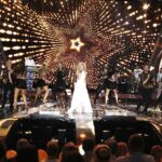 08.08.2021 Kielce. Amfiteatr na Kadzielni. Wakacyjna Trasa Dwójki. Koncert muzyki tanecznej. Dagmara Bryzek / Jarosław Kubalski / Radio Kielce