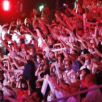 08.08.2021 Kielce. Amfiteatr na Kadzielni. Wakacyjna Trasa Dwójki. Koncert muzyki tanecznej / Jarosław Kubalski / Radio Kielce