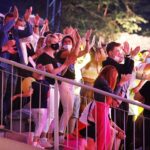 08.08.2021 Kielce. Amfiteatr na Kadzielni. Wakacyjna Trasa Dwójki. Koncert muzyki tanecznej / Jarosław Kubalski / Radio Kielce