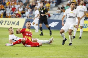 09.08.2021 Kielce. Fortuna 1 Liga. Mecz. Korona Kielce - Puszcza Niepołomice / Jarosław Kubalski / Radio Kielce