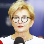 10.08.2021 Kielce. Konferencja dotycząca reformy rynku pracy. Na zdjęciu: wiceminister rozwoju, pracy i technologii Iwona Michałek / Jarosław Kubalski / Radio Kielce