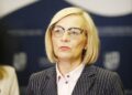 10.08.2021 Kielce. Konferencja dotycząca reformy rynku pracy. Na zdjęciu: wicemarszałek Renata Janik / Jarosław Kubalski / Radio Kielce