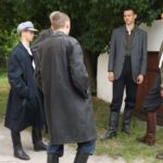 28.08.2021. Czostków w gminie Krasocin. Stacja kolejowa Ludynia. Zdjęcie z planu filmu: Zbigniew Kruszelnicki „Wilk" - rok 2017. / archiwum własne