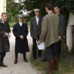 28.08.2021. Czostków w gminie Krasocin. Stacja kolejowa Ludynia. Zdjęcie z planu filmu: Zbigniew Kruszelnicki „Wilk" - rok 2017. / archiwum własne